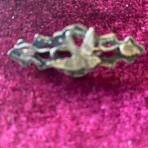 VINTAGE  SWALLOW BIRD STERLING SILVER PIN